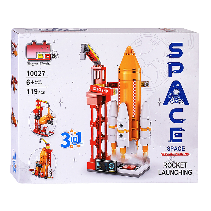 Конструктор 10026-10029 "Космос" (4в1) в коробке
