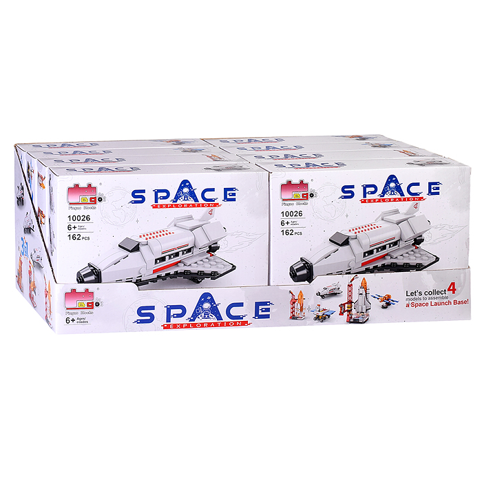 Конструктор 10026-10029 "Космос" (4в1) в коробке