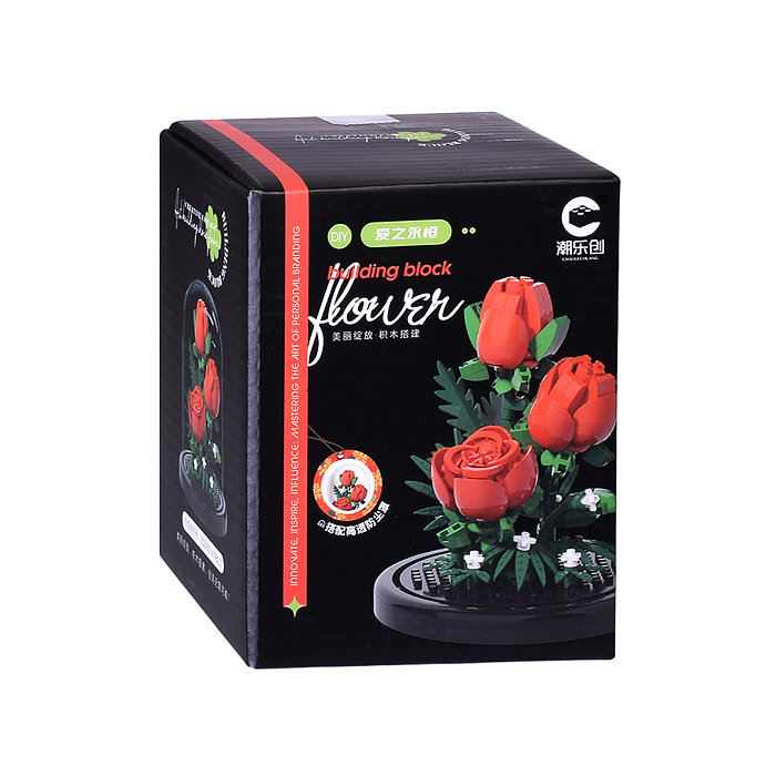 Конструктор 7233 "Красные розы" (254 дет.) в коробке Конструктор 7233 "Красные розы" (254 дет.) в коробке