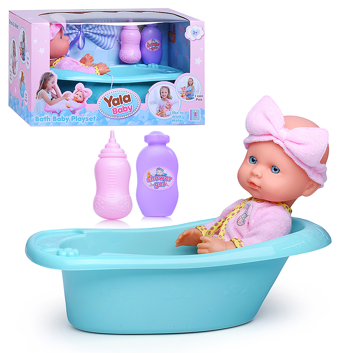 Пупс YL2430M-A "Анабель" с аксессуарами, в коробке Пупс YL2430M-A "Анабель" с аксессуарами, в коробке