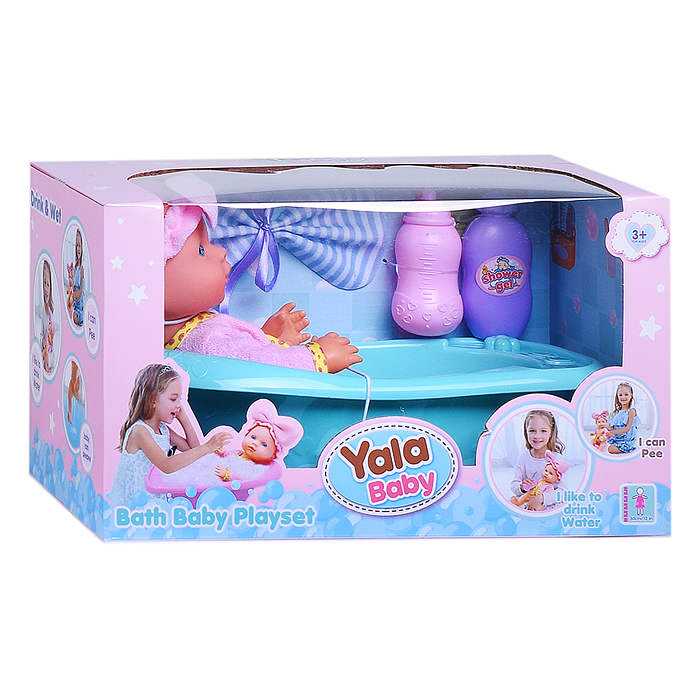 Пупс YL2430M-A "Анабель" с аксессуарами, в коробке