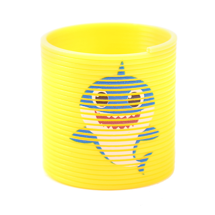 Пружинка-радуга E1218-Y "Веселые акулы-2" в пакете