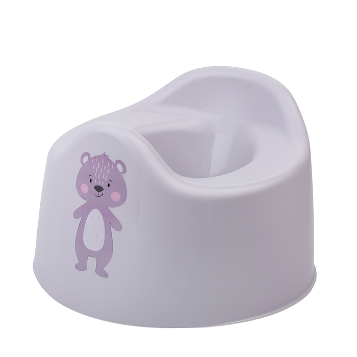 Горшок детский с декором 275х254х170мм (Светло-бежевый) Горшок детский с декором 275х254х170мм (Светло-бежевый)