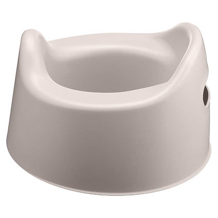 Горшок детский с декором 275х254х170мм (Светло-бежевый)