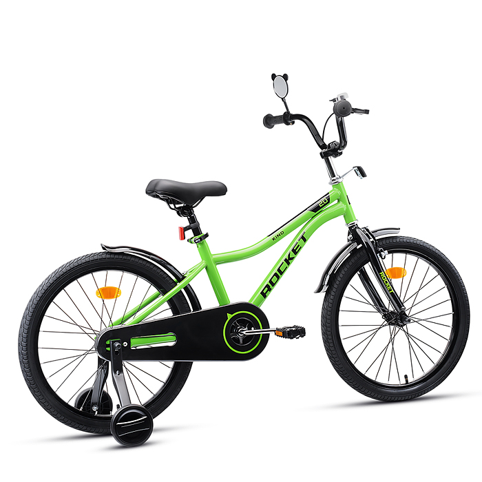 Фото к товару Велосипед 20" Rocket Kind, цвет зелёный Велосипед 20" Rocket Kind, цвет зелёный