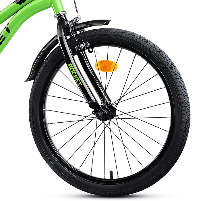 Фото к товару Велосипед 20" Rocket Kind, цвет зелёный Велосипед 20" Rocket Kind, цвет зелёный