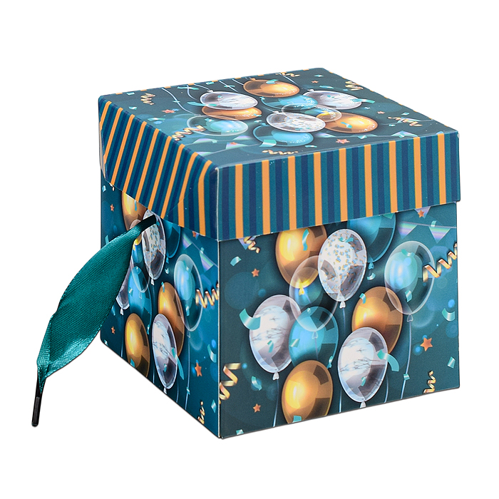 Фото к товару Коробка подарочная 00-6331 "Сюрприз" 10х10х10 см Коробка подарочная 00-6331 "Сюрприз" 10х10х10 см