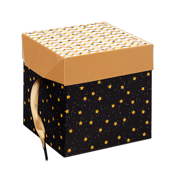 Фото к товару Коробка подарочная 00-6331 "Сюрприз" 10х10х10 см Коробка подарочная 00-6331 "Сюрприз" 10х10х10 см