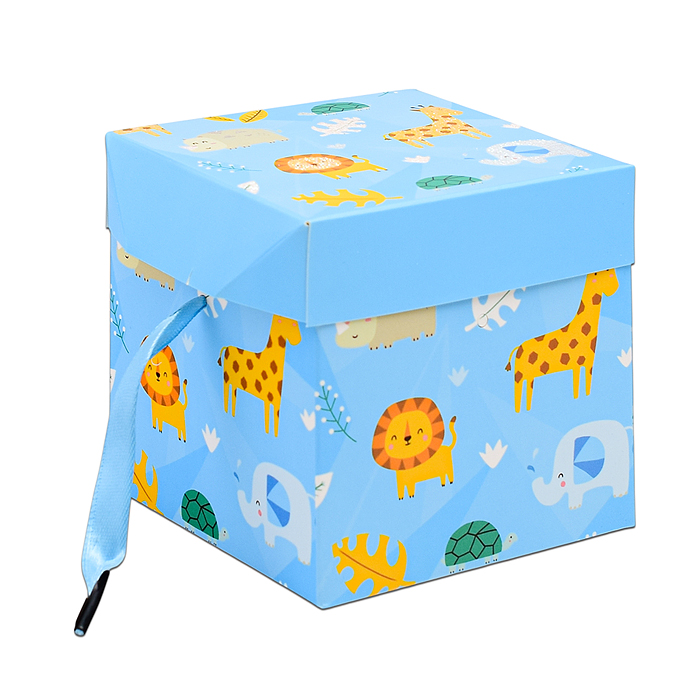 Фото к товару Коробка подарочная 00-6331 "Сюрприз" 10х10х10 см Коробка подарочная 00-6331 "Сюрприз" 10х10х10 см