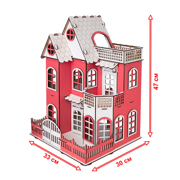 Фото к товару Домик "Престиж" Розовый Домик "Престиж" Розовый