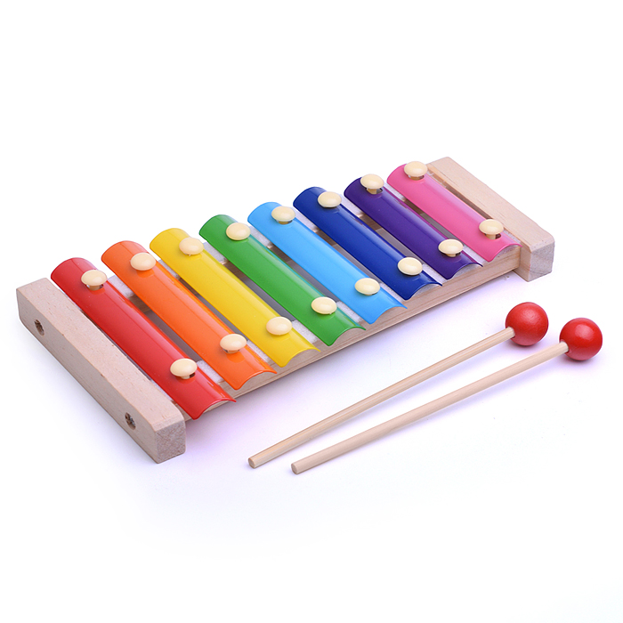 Металлофон UT0087 (8 тонов) в коробке