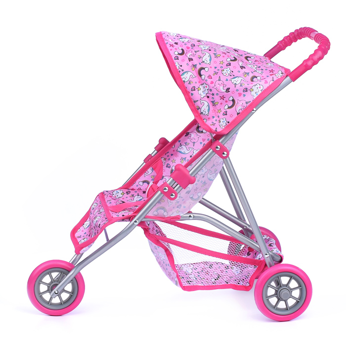 Фото к товару Коляска для кукол 9326М 3-колесная, металлическая, складная, прогулочная, с тентом, с корзиной, цвет Коляска для кукол 9326М 3-колесная, металлическая, складная, прогулочная, с тентом, с корзиной, цвет