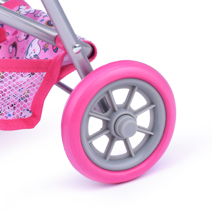 Фото к товару Коляска для кукол 9326М 3-колесная, металлическая, складная, прогулочная, с тентом, с корзиной, цвет Коляска для кукол 9326М 3-колесная, металлическая, складная, прогулочная, с тентом, с корзиной, цвет