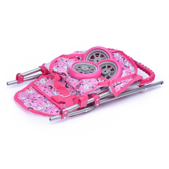 Фото к товару Коляска для кукол 9326М 3-колесная, металлическая, складная, прогулочная, с тентом, с корзиной, цвет Коляска для кукол 9326М 3-колесная, металлическая, складная, прогулочная, с тентом, с корзиной, цвет