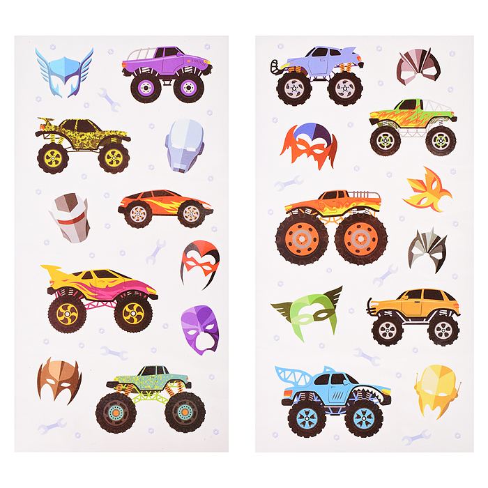 Переводные татуировки. Машины. Супергерои Переводные татуировки. Машины. Супергерои