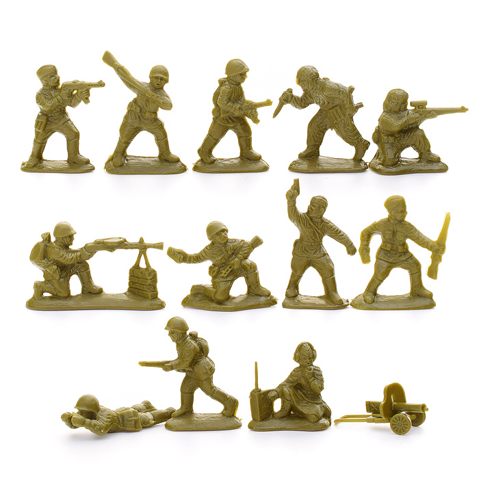 Набор солдатиков Пехота (Для масштабных моделей) Набор солдатиков Пехота (Для масштабных моделей)
