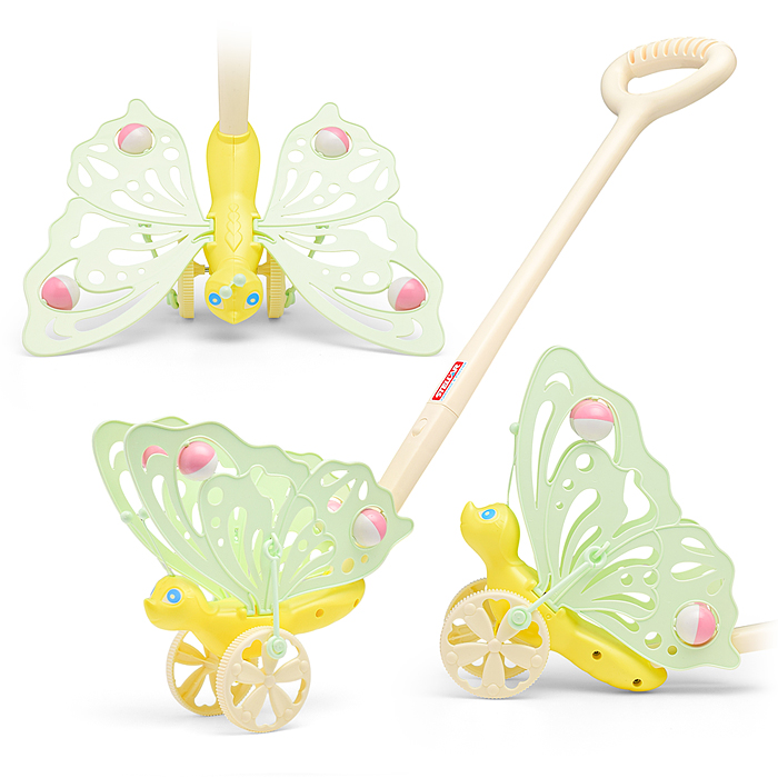 Каталка "Бабочка" (салатовая) Каталка "Бабочка" (салатовая)