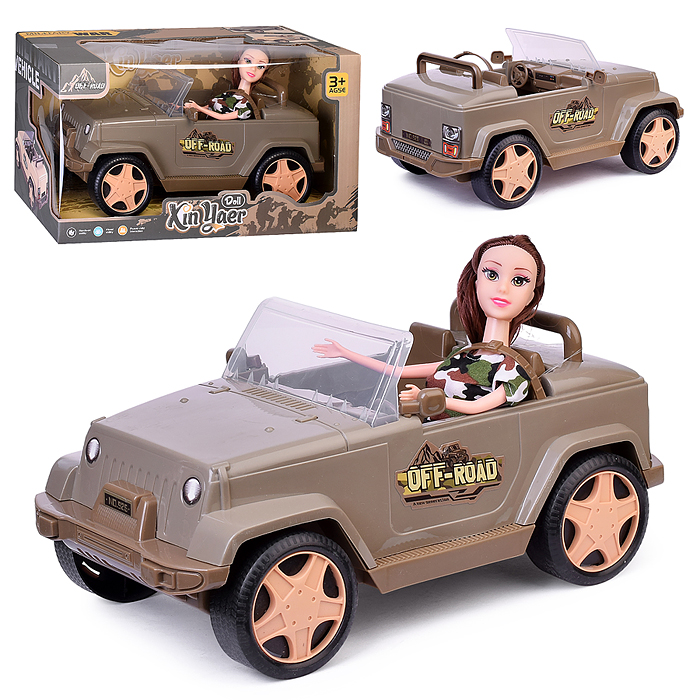 Машина с куклой 925-178 "Сафари" в коробке