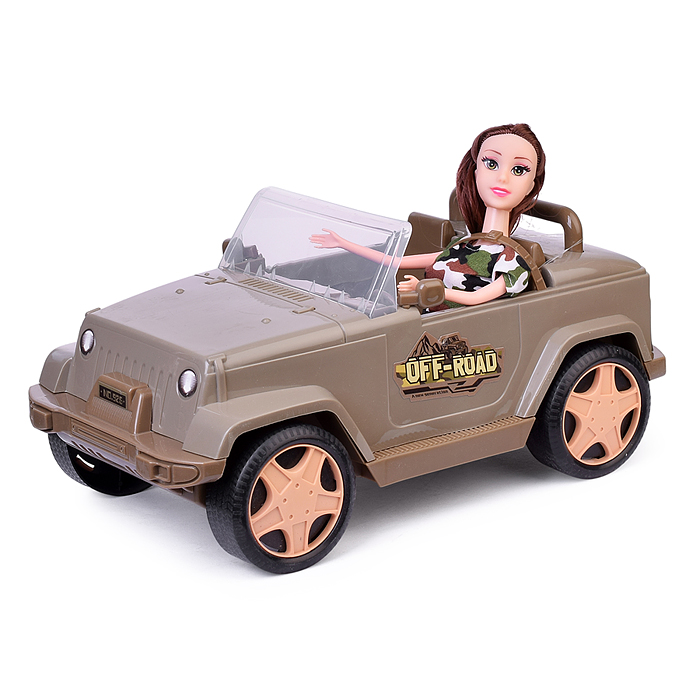 Фото к товару Машина с куклой 925-178 "Сафари" в коробке Машина с куклой 925-178 "Сафари" в коробке