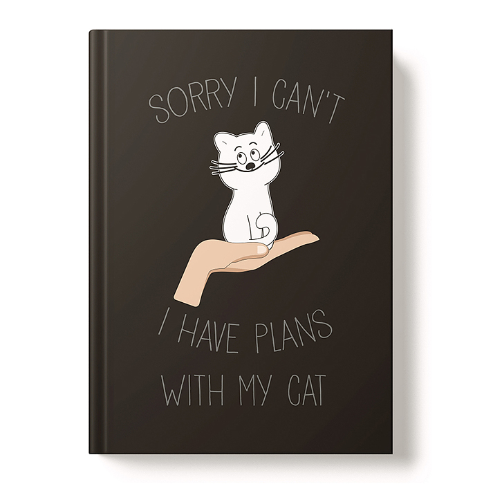 Книжка записная А5 96л., "Мы с котом" Книжка записная А5 96л., "Мы с котом"