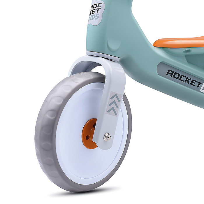 Фото к товару Беговел трехколесный Rocket 133-TQ, колеса EVA, цвет бирюзовый Беговел трехколесный Rocket 133-TQ, колеса EVA, цвет бирюзовый