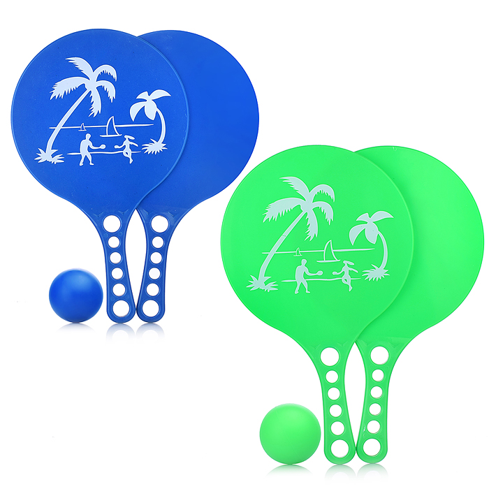 Набор детских ракеток JL-02 "Beach ball №2" в сетке Набор детских ракеток JL-02 "Beach ball №2" в сетке