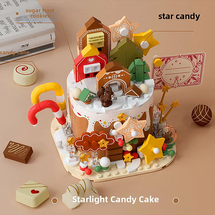 Фото к товару Конструктор JK5636 "Торт" 244 дет., в коробке Конструктор JK5636 "Торт" 244 дет., в коробке