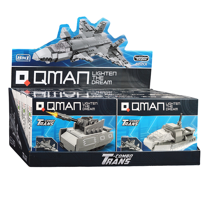 Конструктор 42201 "Военная техника" 8 в 1, в коробке