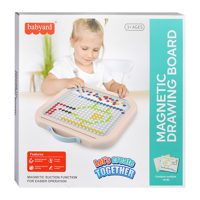 Фото к товару Доска магнитная BY313 "Собирай и познавай по картинке" с набором карточек, в коробке Доска магнитная BY313 "Собирай и познавай по картинке" с набором карточек, в коробке