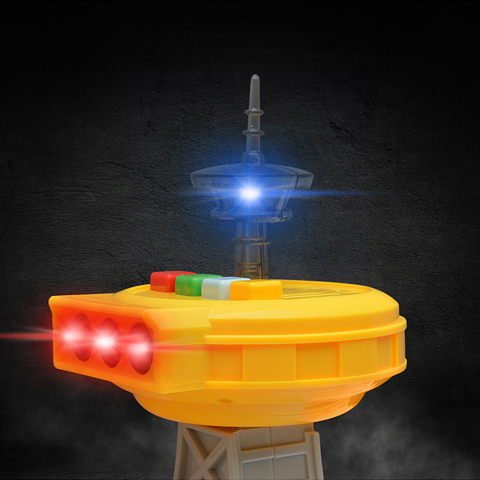 Катер 660-A248 в комплекте с машиной, желтый, в коробке