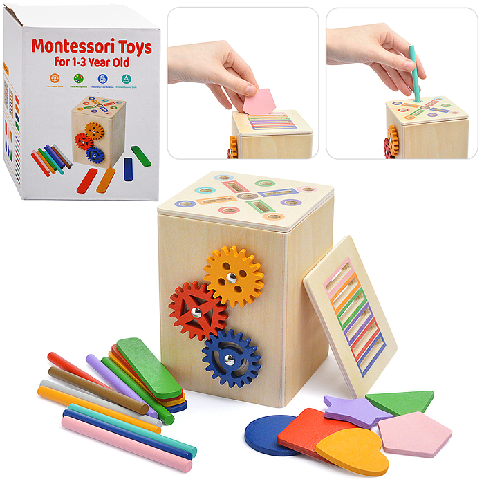 Игра развивающая D2024 "Сортер с шестеренками" Игра развивающая D2024 "Сортер с шестеренками"