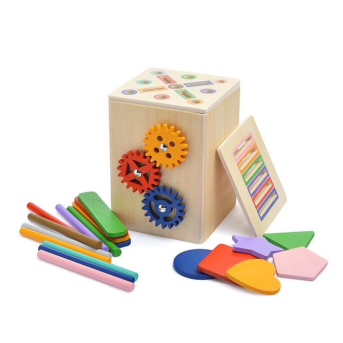 Фото к товару Игра развивающая D2024 "Сортер с шестеренками" Игра развивающая D2024 "Сортер с шестеренками"