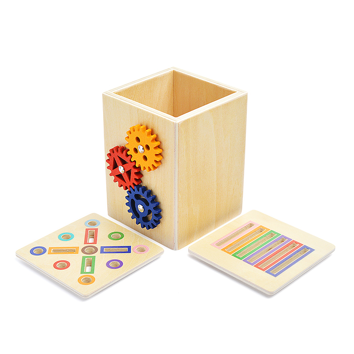 Фото к товару Игра развивающая D2024 "Сортер с шестеренками" Игра развивающая D2024 "Сортер с шестеренками"
