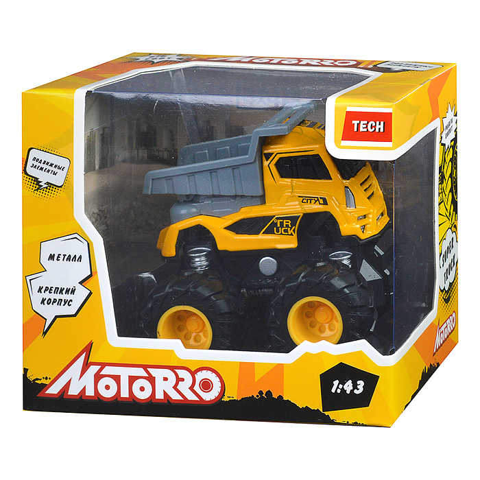 Фото к товару Машинка металлическая Big Foot, 1:43, серия Tech Машинка металлическая Big Foot, 1:43, серия Tech