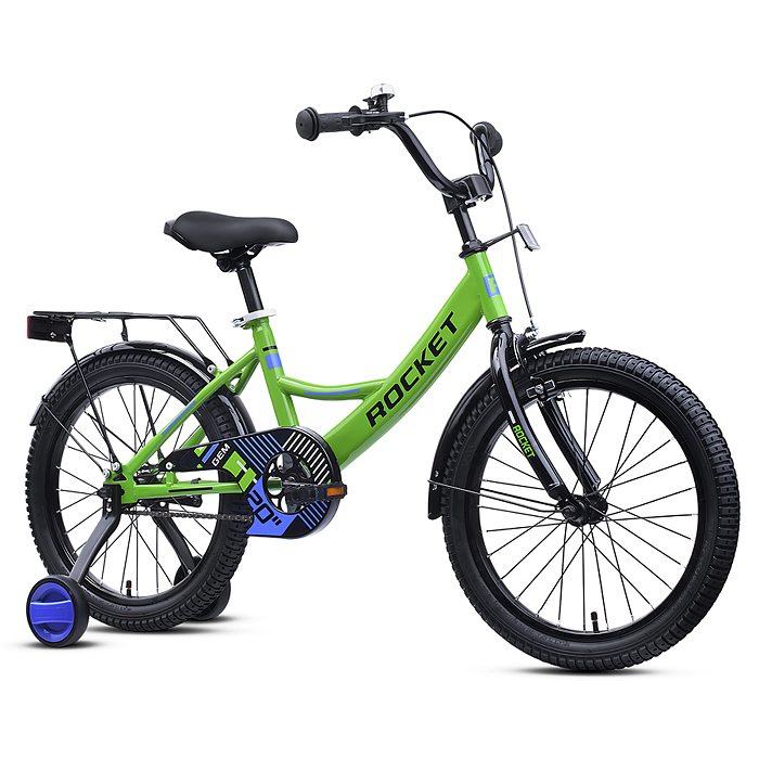 Фото к товару Велосипед 20" Rocket Gem, цвет зеленый Велосипед 20" Rocket Gem, цвет зеленый