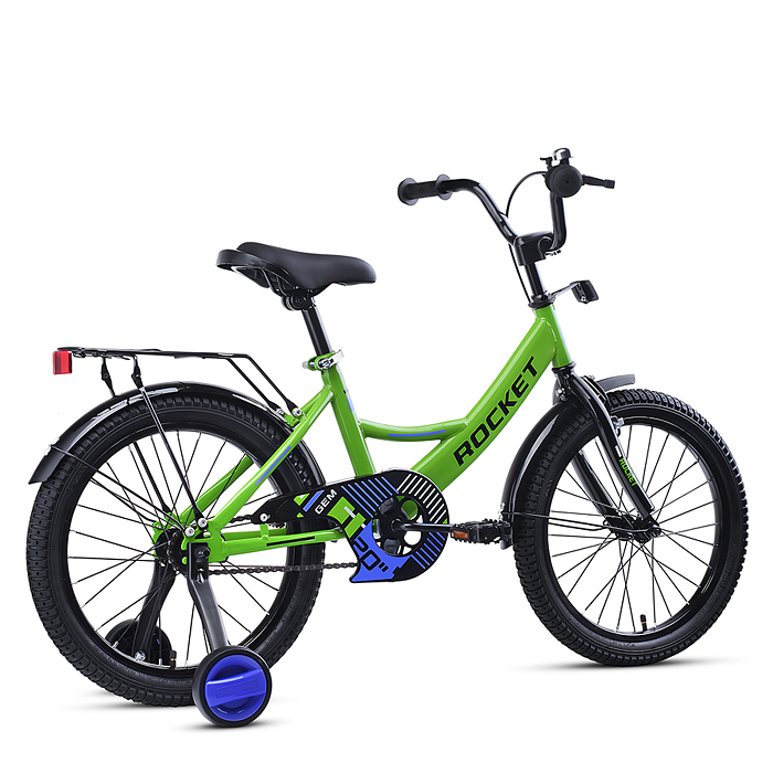 Фото к товару Велосипед 20" Rocket Gem, цвет зеленый Велосипед 20" Rocket Gem, цвет зеленый