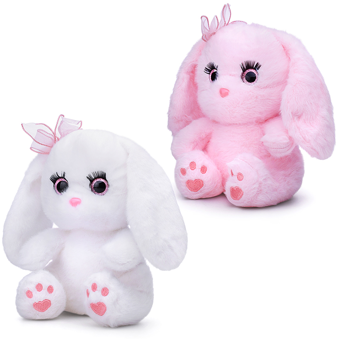 Мягкая игрушка М1433 "Заяц с бантиком" 21 см Мягкая игрушка М1433 "Заяц с бантиком" 21 см