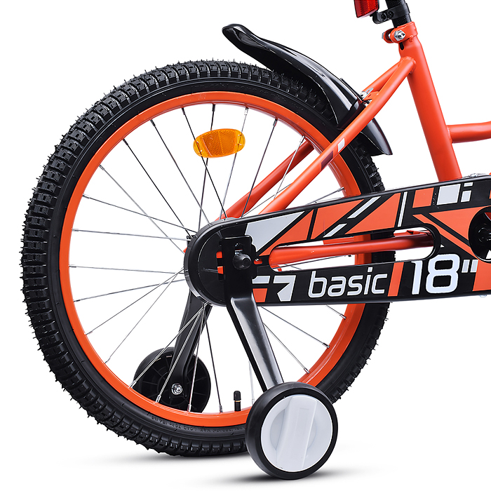 Фото к товару Велосипед 18" Rocket Basic, цвет коралловый Велосипед 18" Rocket Basic, цвет коралловый