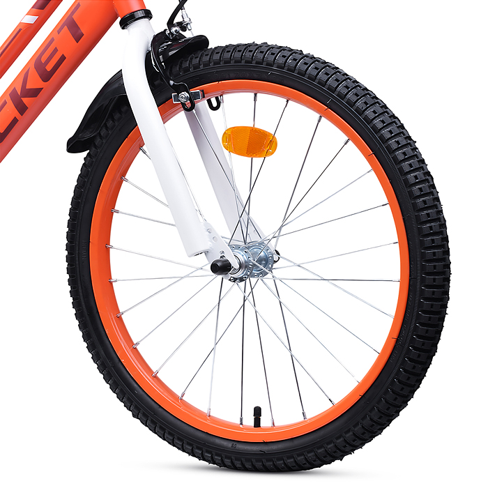 Фото к товару Велосипед 18" Rocket Basic, цвет коралловый Велосипед 18" Rocket Basic, цвет коралловый