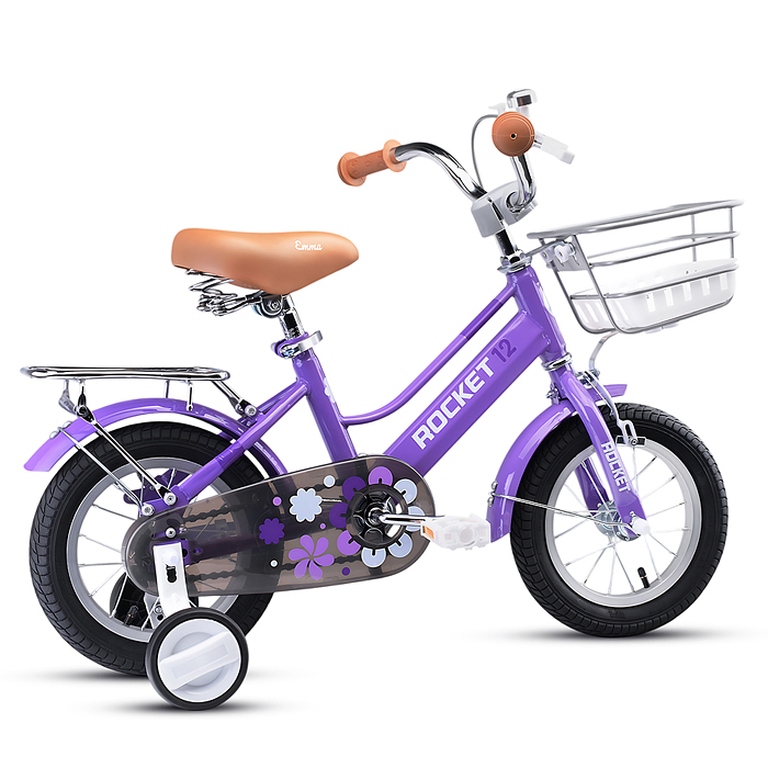 Фото к товару Велосипед 12" Rocket Emma, цвет сиреневый Велосипед 12" Rocket Emma, цвет сиреневый