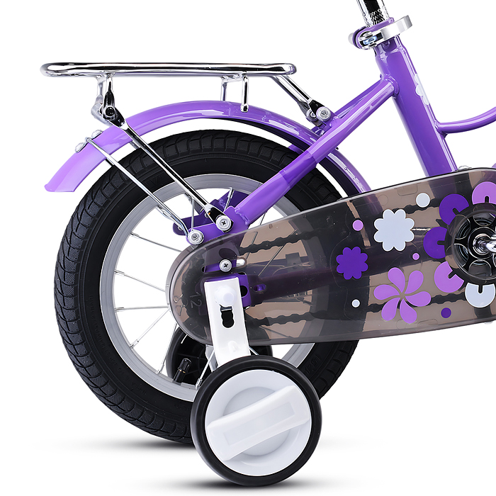 Фото к товару Велосипед 12" Rocket Emma, цвет сиреневый Велосипед 12" Rocket Emma, цвет сиреневый