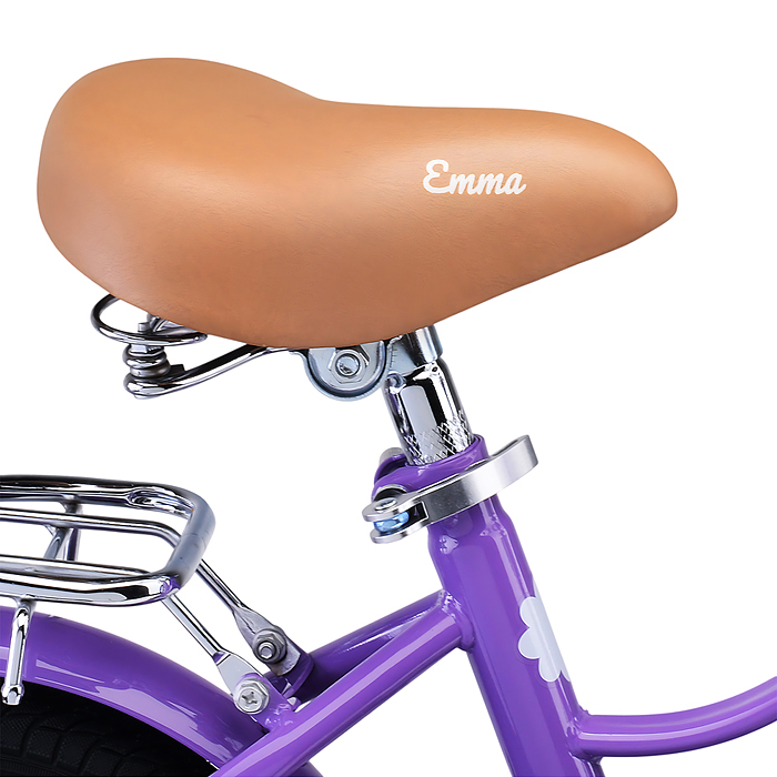 Фото к товару Велосипед 12" Rocket Emma, цвет сиреневый Велосипед 12" Rocket Emma, цвет сиреневый