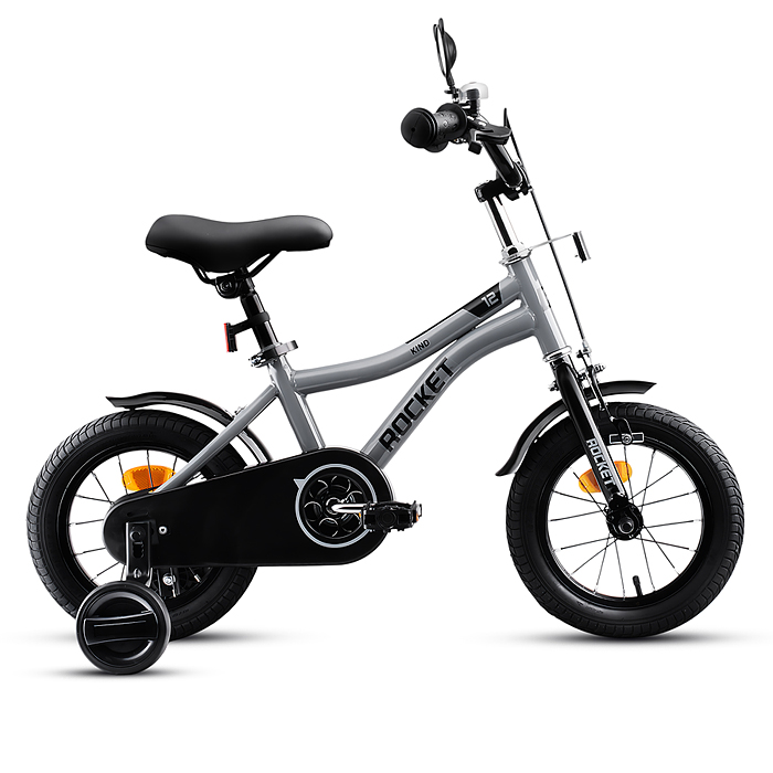 Велосипед 12" Rocket Kind, цвет серый