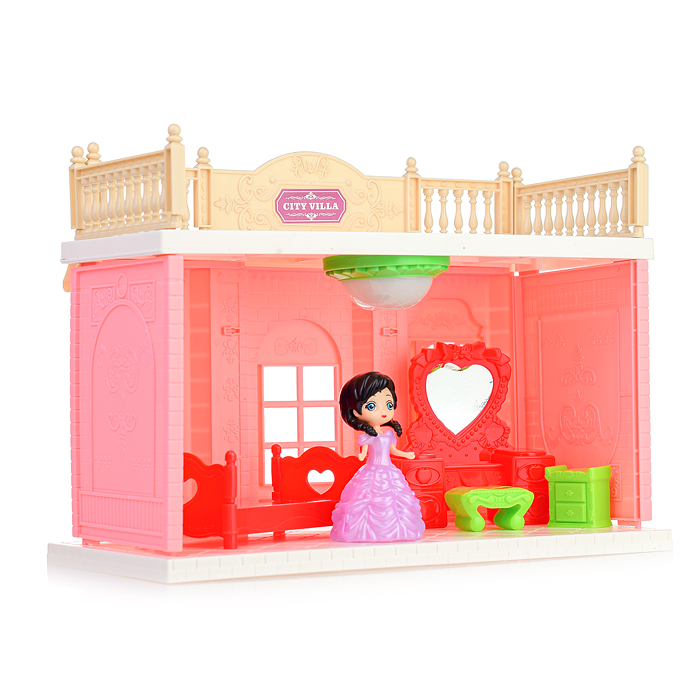 Фото к товару Дом для кукол JRD967-64E "Вилла" в коробке Дом для кукол JRD967-64E "Вилла" в коробке