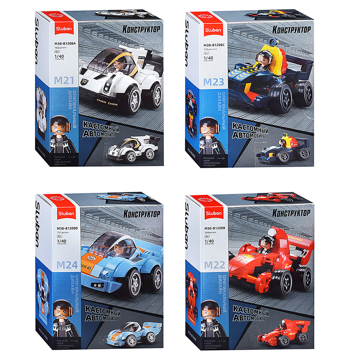 Конструктор M38-B1208 "Спорт автомобиль" Конструктор M38-B1208 "Спорт автомобиль"