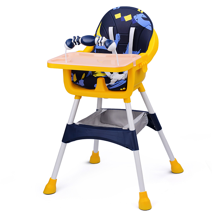 Фото к товару Стульчик детский STR010 сине-желтый, в коробке Стульчик детский STR010 сине-желтый, в коробке