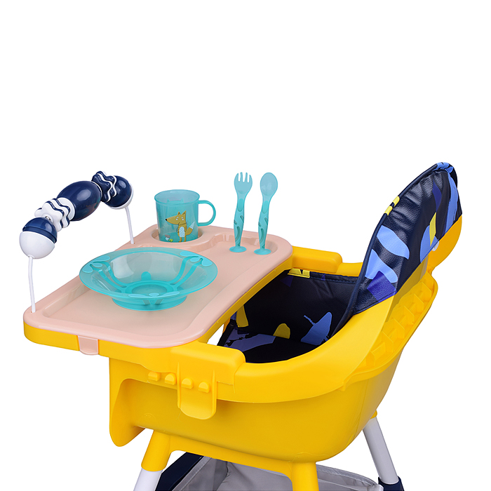 Фото к товару Стульчик детский STR010 сине-желтый, в коробке Стульчик детский STR010 сине-желтый, в коробке