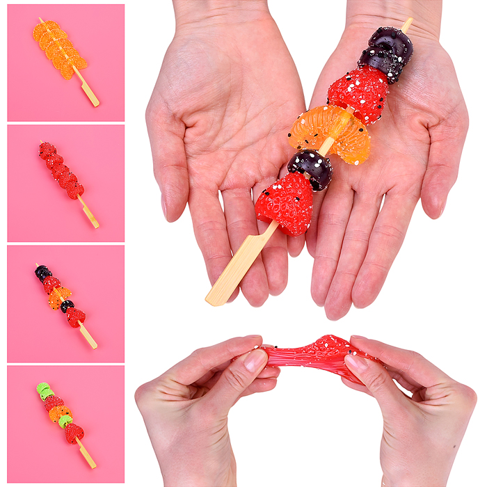 Игрушка - антистресс 00-5504 "Канапе на шпажке" в пакете