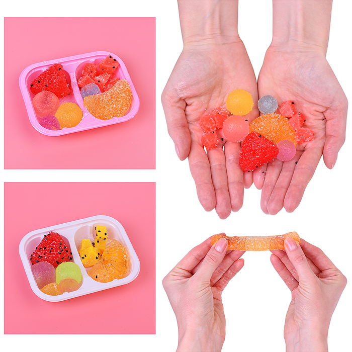 Игрушка -антистресс 00-5511 "Фруктовая нарезка" впакете