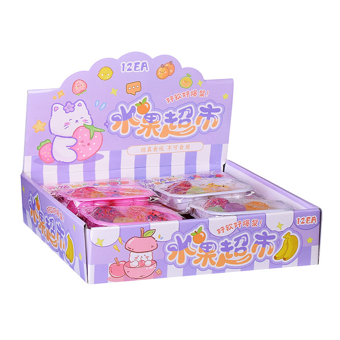 Фото к товару Игрушка -антистресс 00-5511 "Фруктовая нарезка" впакете Игрушка -антистресс 00-5511 "Фруктовая нарезка" впакете